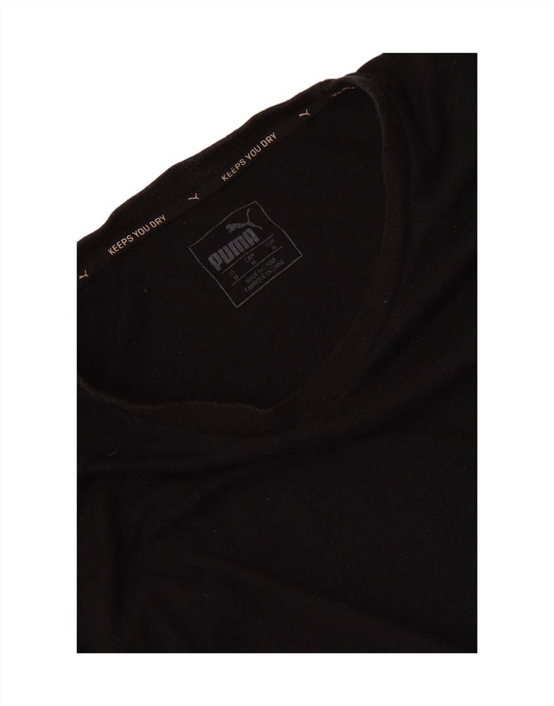 Ανδρικό T-Shirt με βλεφαρίδες Puma, μεσαίο μαύρο
