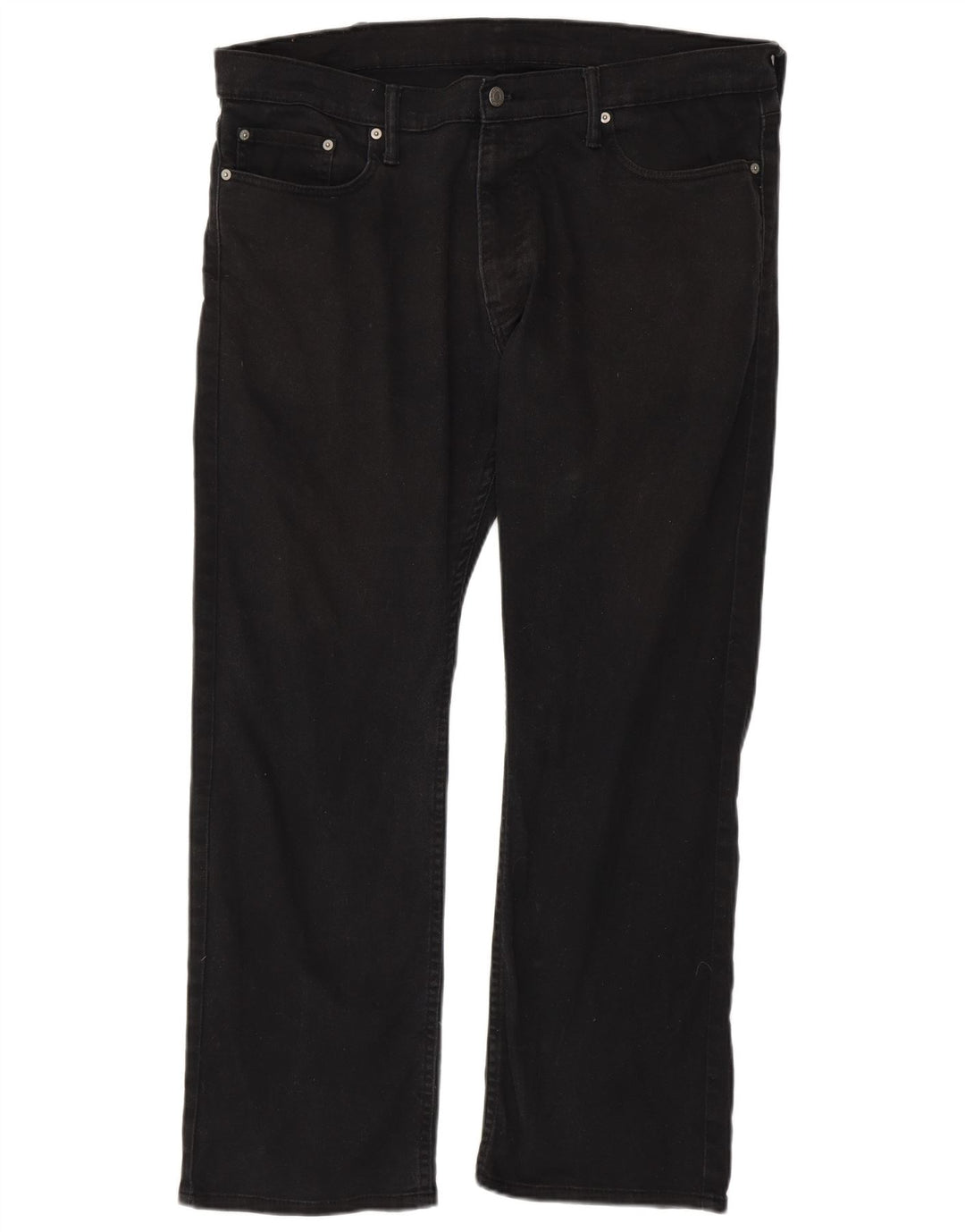 Levi's Mens 514 Straight Jeans W38 L30 Μαύρο βαμβακερό