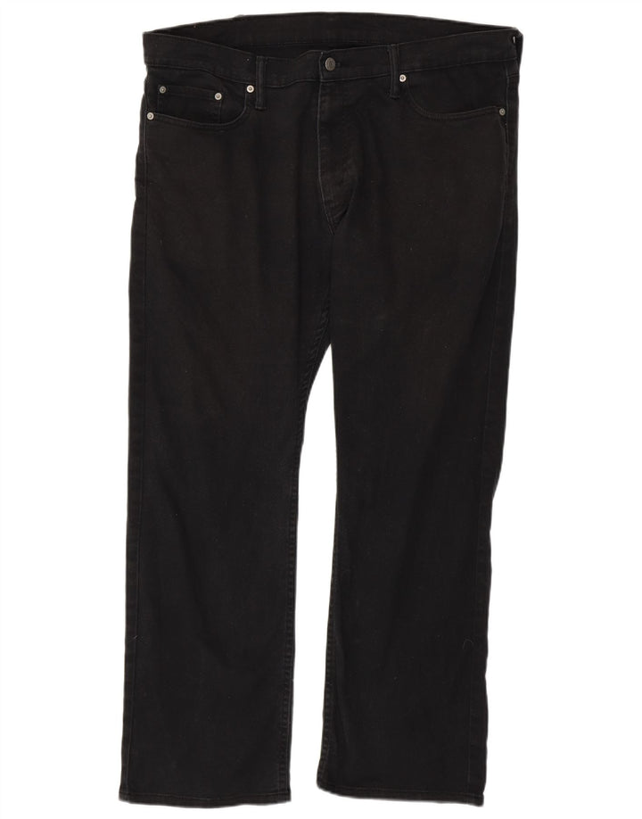 Levi's Mens 514 Straight Jeans W38 L30 Μαύρο βαμβακερό