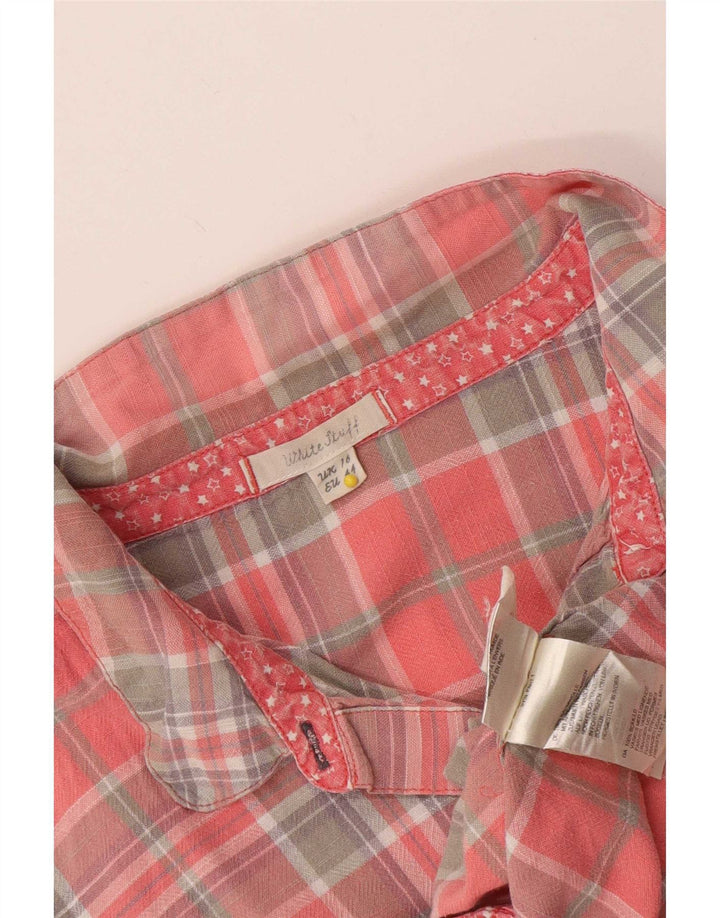 White Stuff Γυναικείο πουκάμισο UK 16 Large Pink Check Cotton