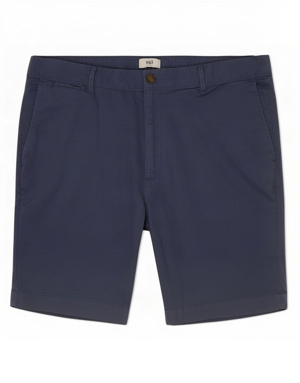 Ανδρικό σορτς Chino Marks & Spencer W40 XL Μπλε βαμβακερό