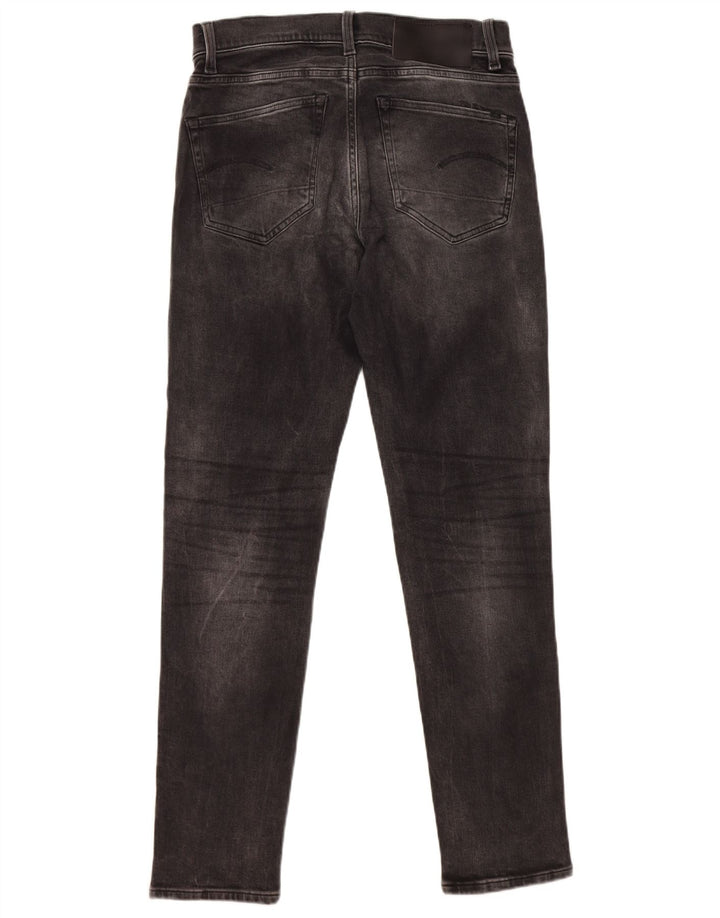 G-Star Γυναικείο 3301 Slim Jeans W28 L32 Μαύρο βαμβακερό