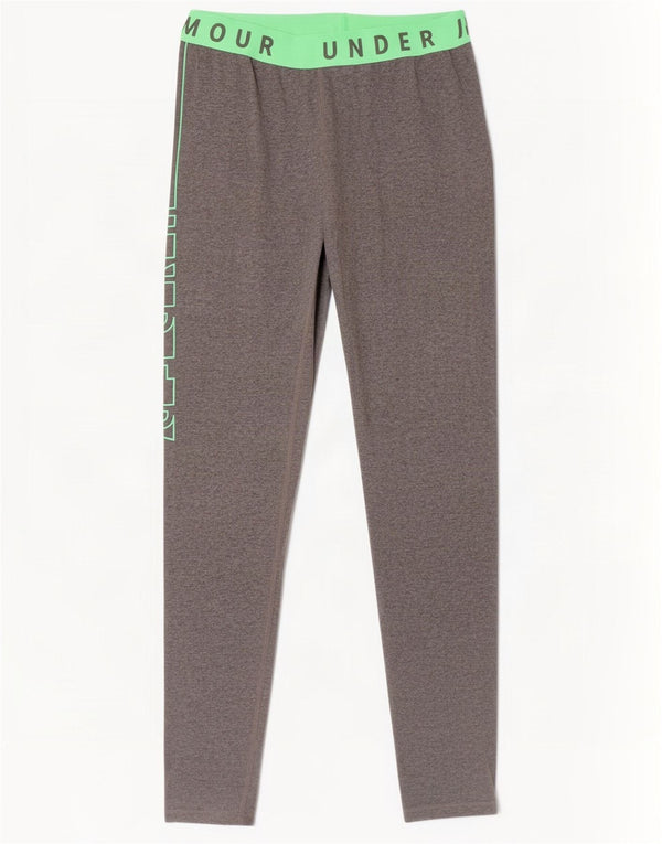 Under Armour Γυναικεία γραφικά κολάν UK 4 XS Grey Colourblock
