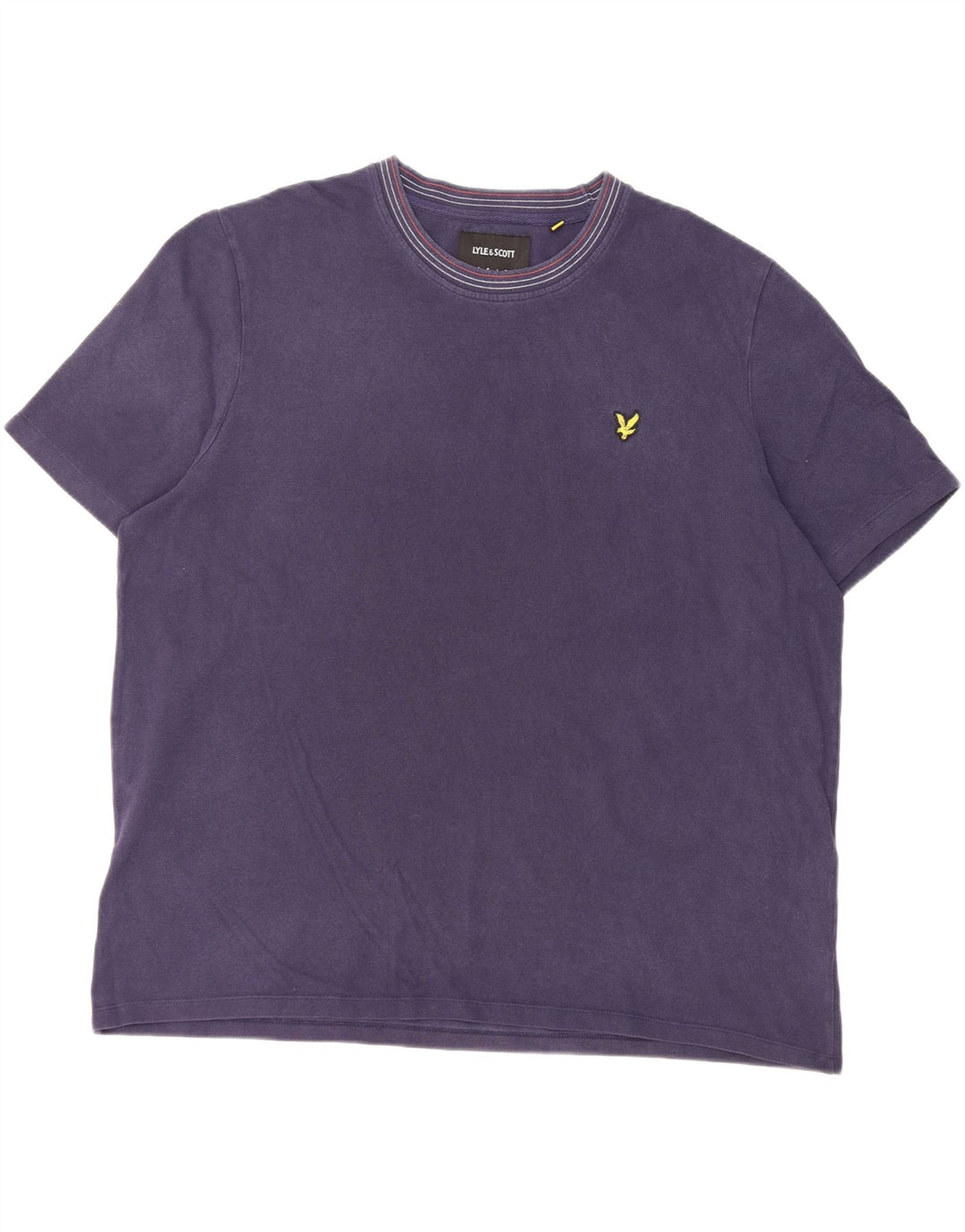 Lyle & Scott Ανδρικό T-Shirt Top 2XL Navy Blue Cotton