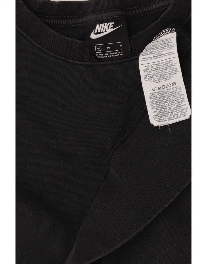 Γυναικείο φούτερ Nike Crop Oversized Jumper UK 14 Μεσαίο μαύρο βαμβακερό