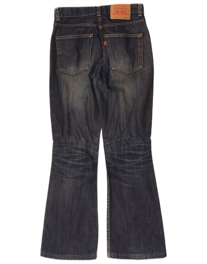 Levi's Womens 525 Bootcut Jeans W29 L30 Navy Blue Cotton
