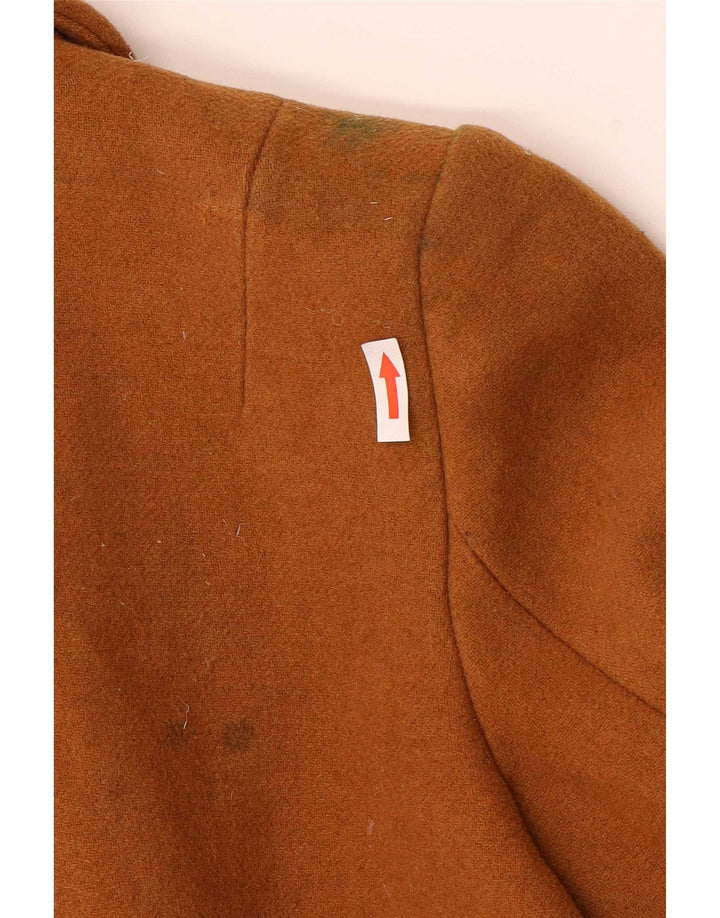 Zara Γυναικείο Πανωφόρι Trafaluc UK 10 Μικρό Καφέ Μαλλί