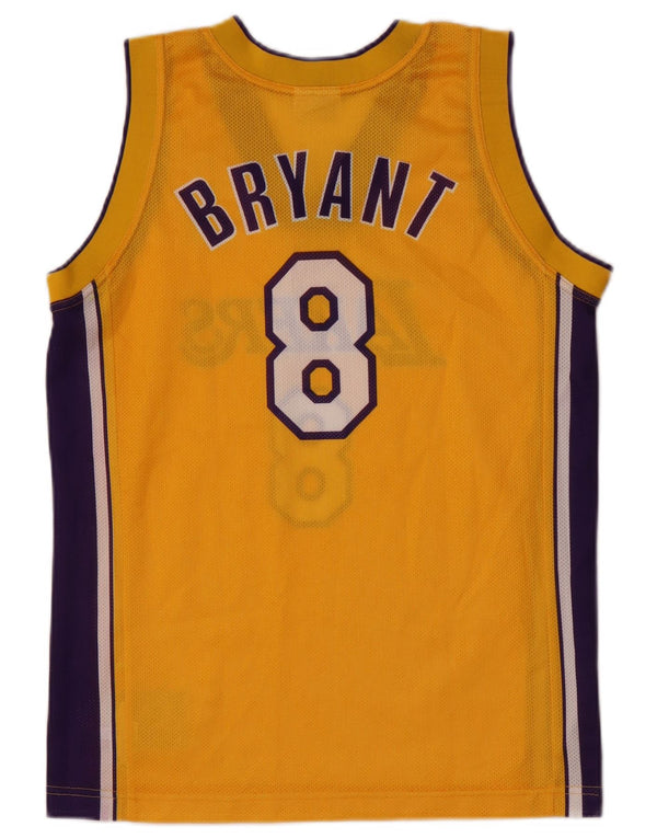 Champion Boys Lakers Graphic Vest Top 13-14 Years Yellow Colourblock