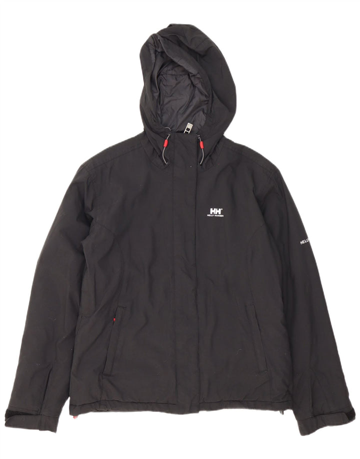 Helly Hansen Γυναικείο Μπουφάν με κουκούλα αντιανεμικό UK 14 Medium Black