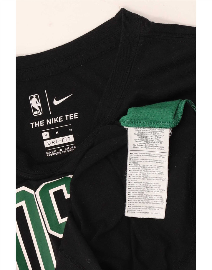 Ανδρικό γραφικό T-shirt Nike Boston Celtics, μεσαίο μαύρο πολυεστέρα