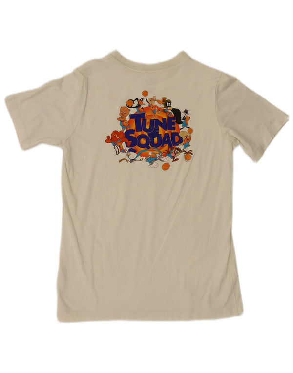 Nike Boys Looney Tunes γραφικό μπλουζάκι 13-14 ετών XL Off White