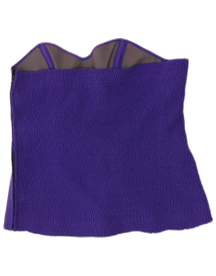 Pancaldi & B Γυναικείο Κορσέ Τοπ UK 8 Small Purple Silk