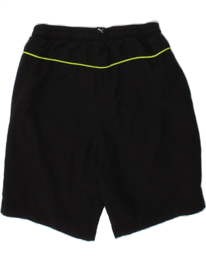 PUMA Boys Graphic Sport Shorts 9-10 Years  Black Polyester Vintage Puma and Second-Hand Puma from Messina Hembry 