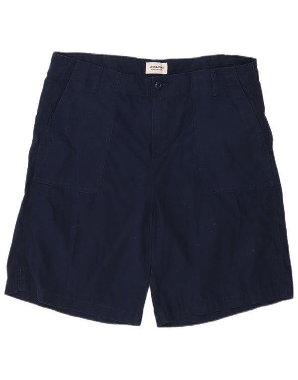 Jack & Jones Ανδρικό σορτς Chino XL W38 Navy Blue Cotton