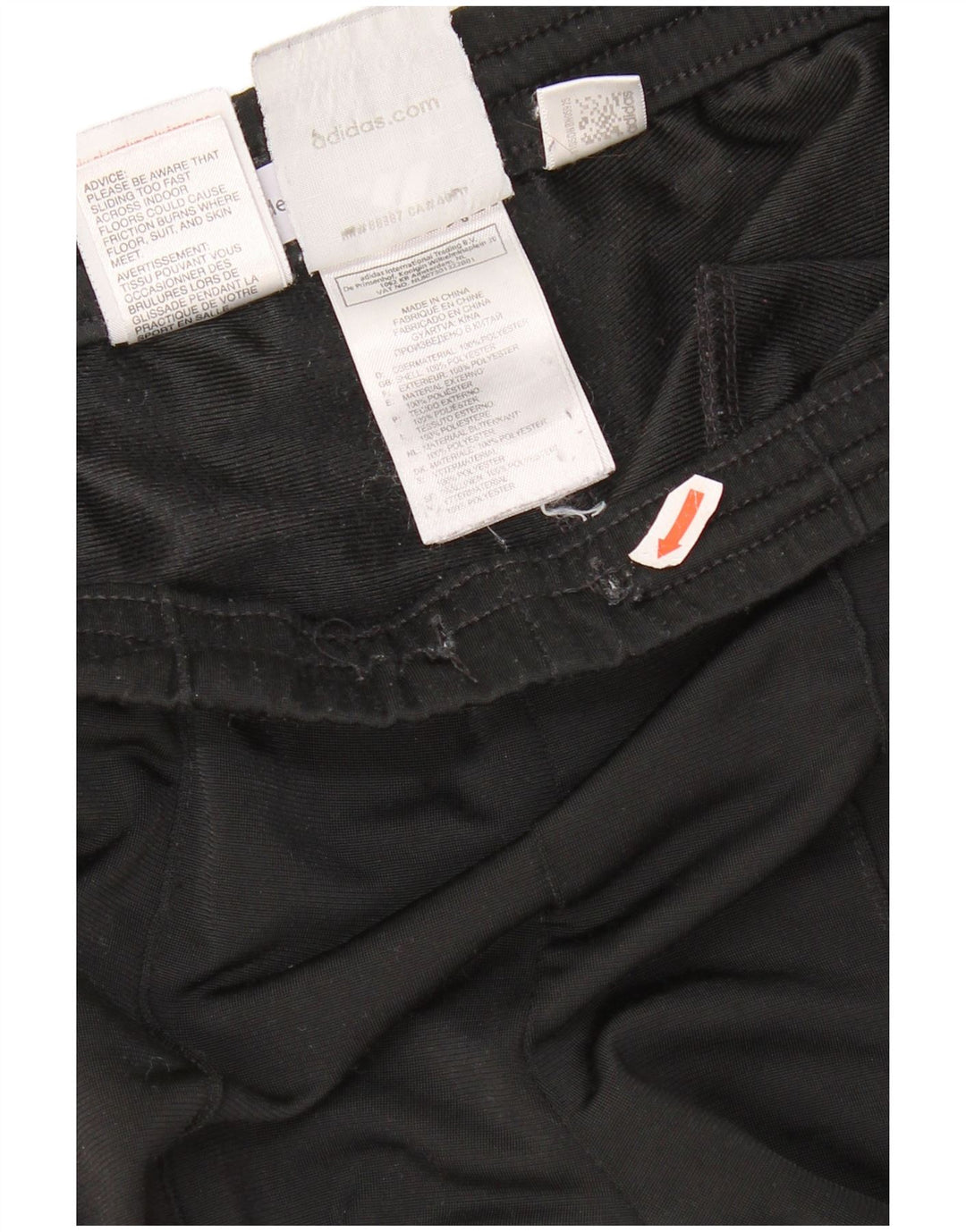 Παντελόνι αθλητικής φόρμας Adidas Boys 11-12 ετών Μαύρο Πολυεστέρα