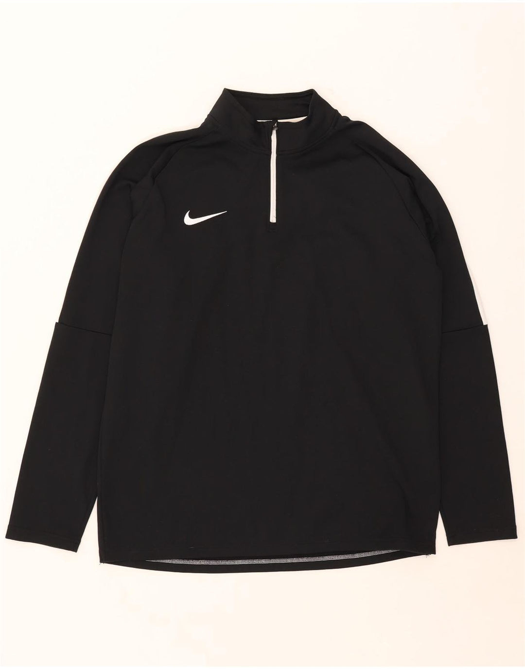 Ανδρική φόρμα Nike Dri Fit με φερμουάρ πουλόβερ με φόρμα Top XL Black Colourblock