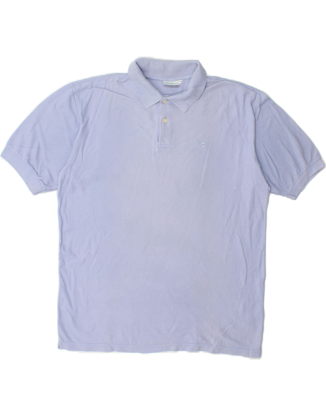 DIADORA Mens Polo Shirt IT 50 Medium Purple Cotton Vintage Diadora and Second-Hand Diadora from Messina Hembry 
