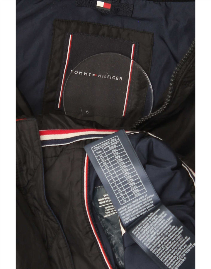 Μπουφάν Tommy Hilfiger Boys Hooded padded Jacket 7-8 Years Black Polyester