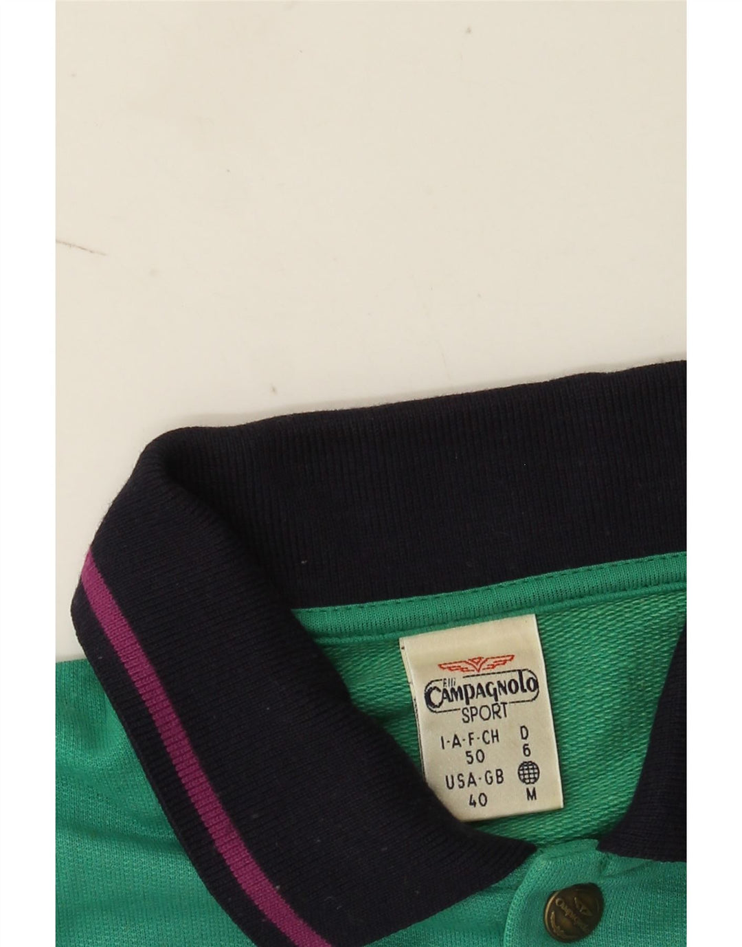 Ανδρικό φούτερ Campagnolo Jumper UK 40 Medium Turquoise Colourblock