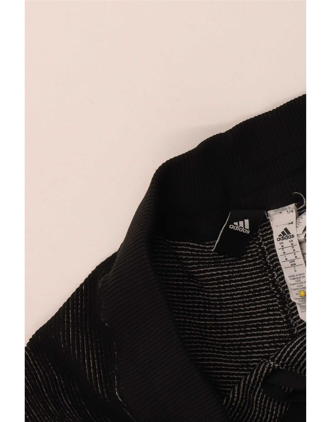 Ανδρική αθλητική φόρμα Adidas Παντελόνι Joggers Μεσαίο μαύρο γεωμετρικό μαλλί