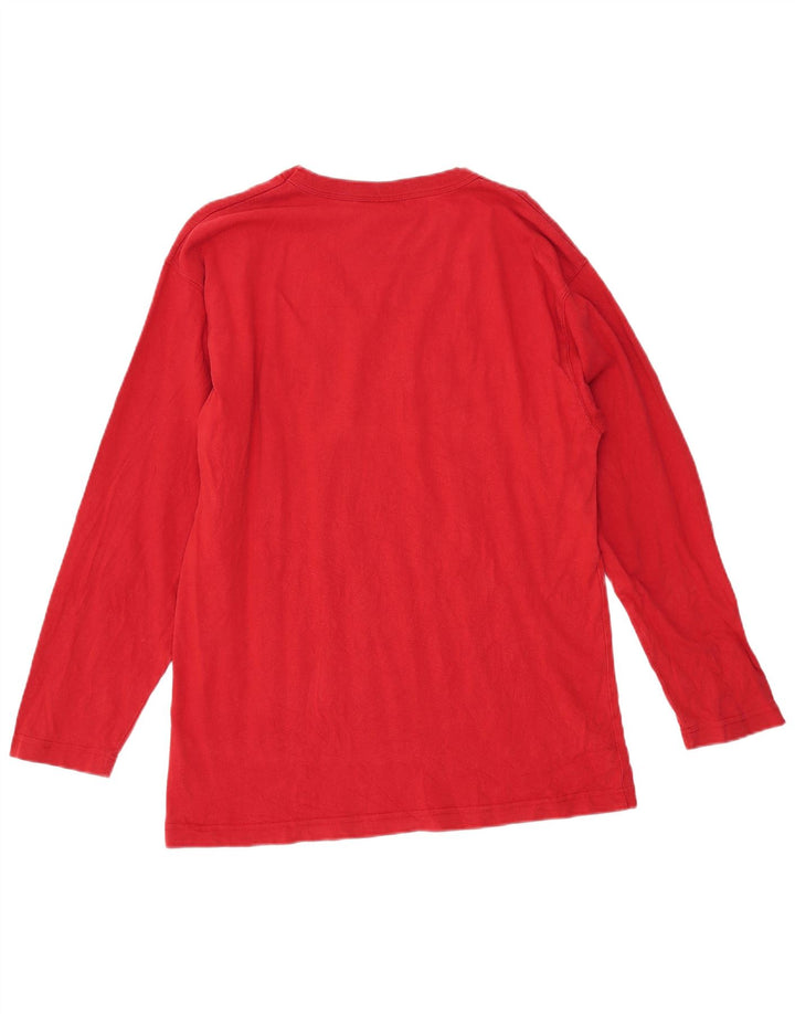 Ανδρικό Champion Graphic Top Μακρυμάνικο Μεγάλο Κόκκινο