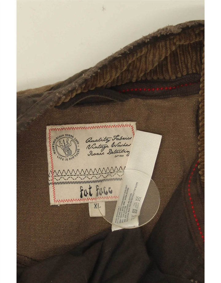 Ανδρικό Utility Μπουφάν Fat Face UK 42 XL Καφέ Βαμβακερό