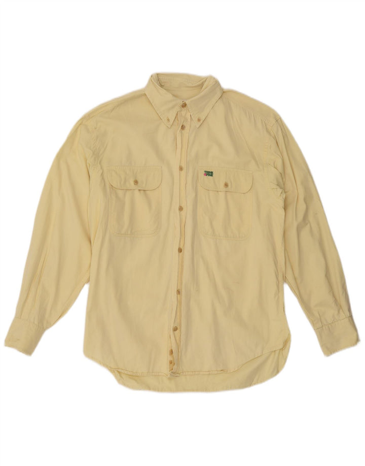 Σκεφτείτε ροζ ανδρικό πουκάμισο μεγάλο κίτρινο