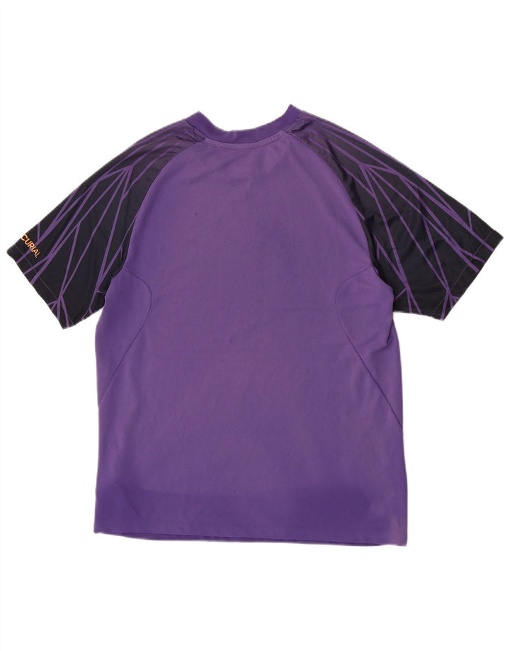 Ανδρικό T-Shirt Nike Dri Fit Top Medium Purple Colourblock Πολυεστέρας