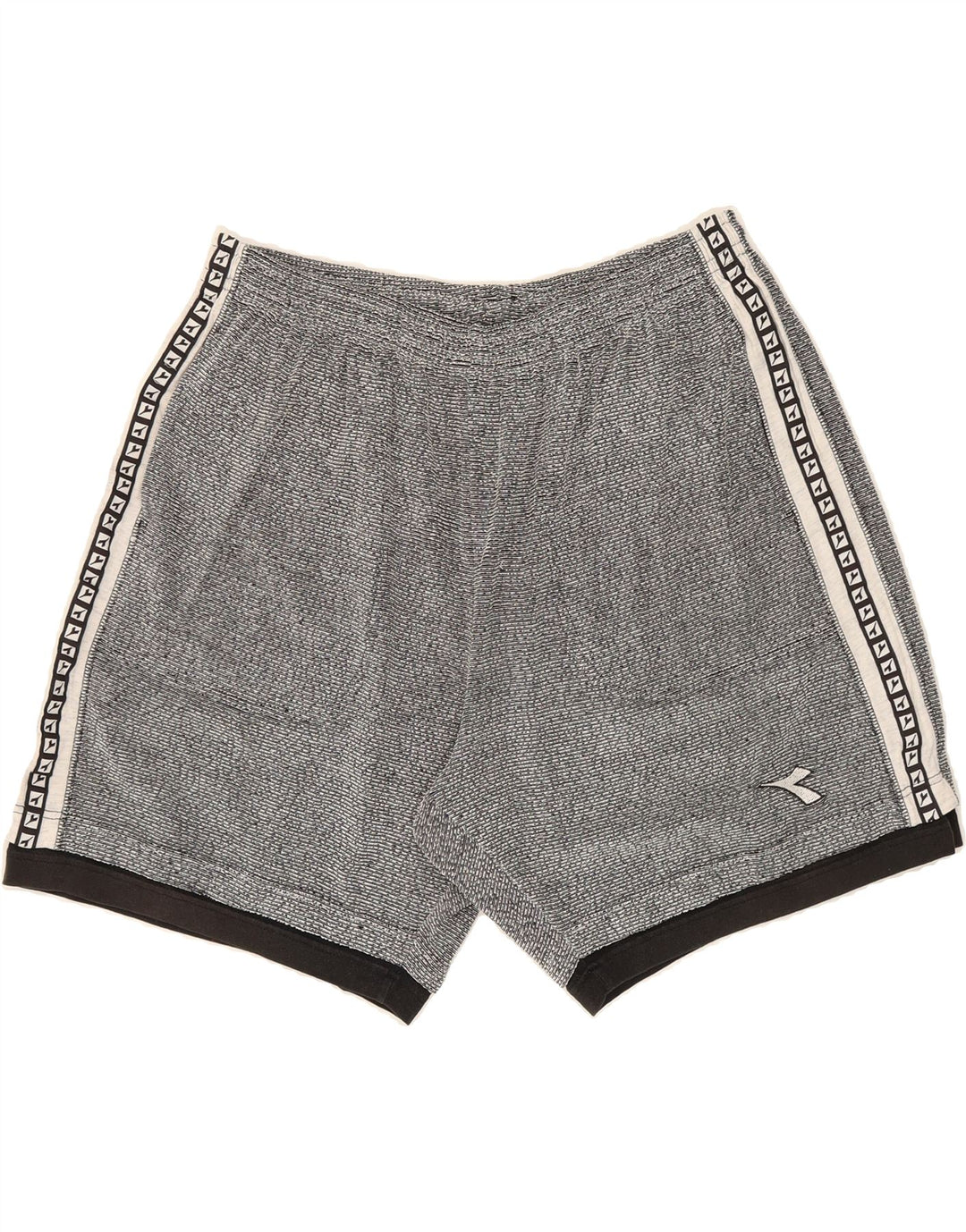 DIADORA Mens Graphic Sport Shorts Large  Grey Vintage Diadora and Second-Hand Diadora from Messina Hembry 