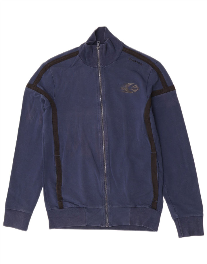 Ανδρική φόρμα φόρμας Energie Top Jacket Small Navy Blue Colourblock Βαμβακερό