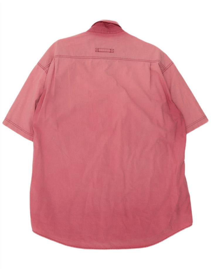 Ανδρικό κοντομάνικο πουκάμισο Camel Active 2XL Ροζ