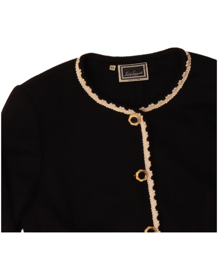 LUISA SPAGNOLI Γυναικείο μπλέιζερ με 5 κουμπιά μπουφάν IT 44 μεσαίο μαύρο οξικό