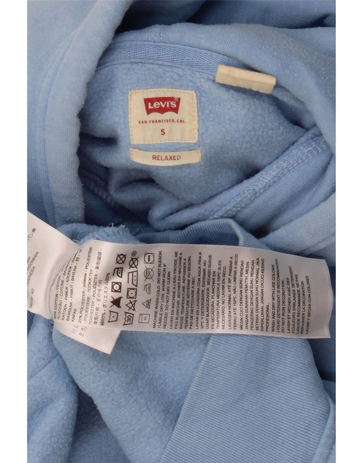Ανδρικό Levi's Relaxed Graphic Hoodie Jumper Μικρό μπλε βαμβακερό