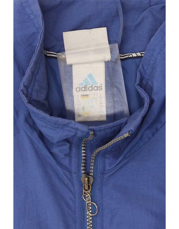 Ανδρικό τζάκετ Adidas Windbreaker UK 42/44 Large Blue Polyester