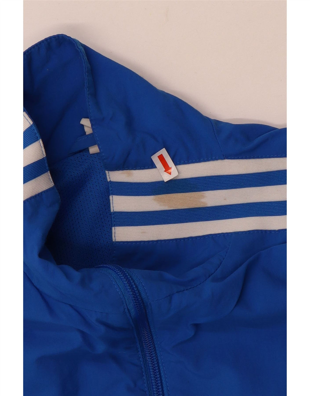 Γυναικεία αθλητική φόρμα Adidas Top Jacket UK 12 Medium Blue Nylon