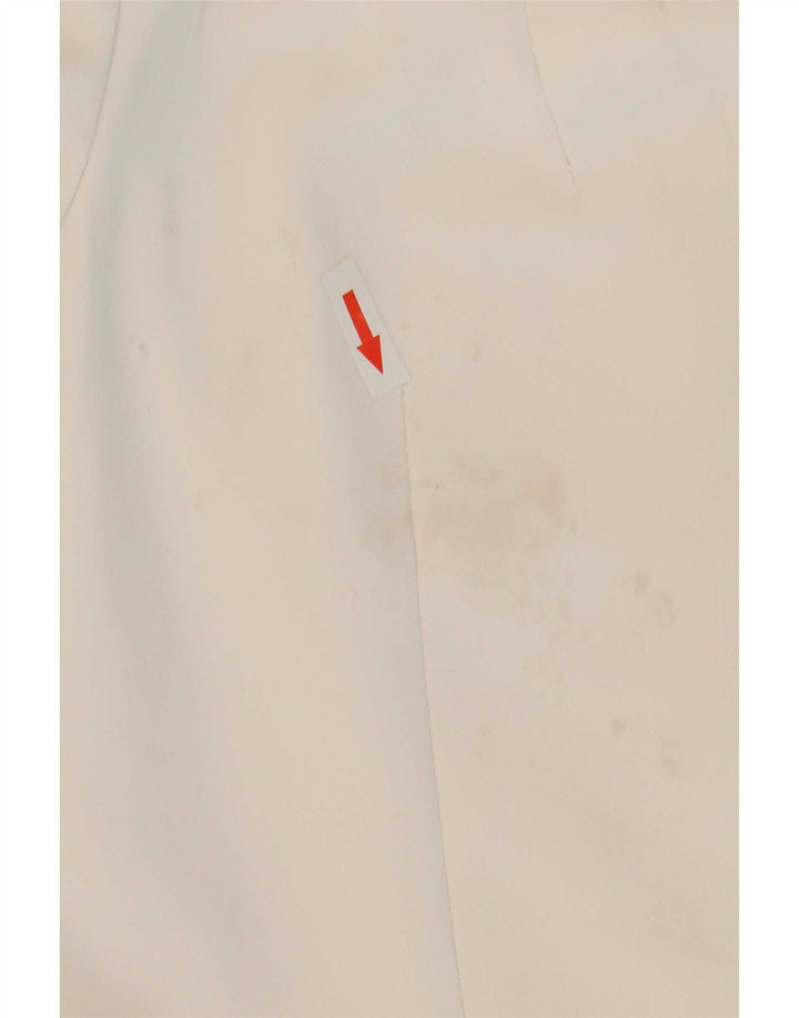 Zara Γυναικείο σακάκι 1 κουμπιού Blazer UK 10 Small White Polyester