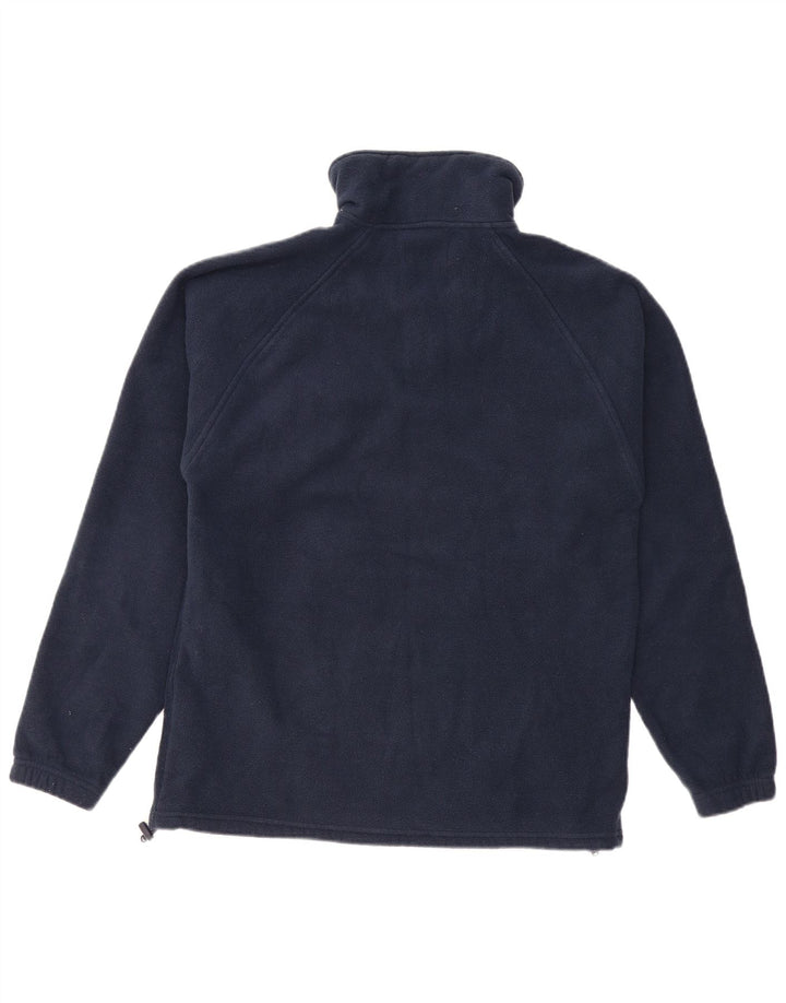 KAPPA Ανδρικό φερμουάρ Fleece Jumper Μικρό Navy Blue Polyester