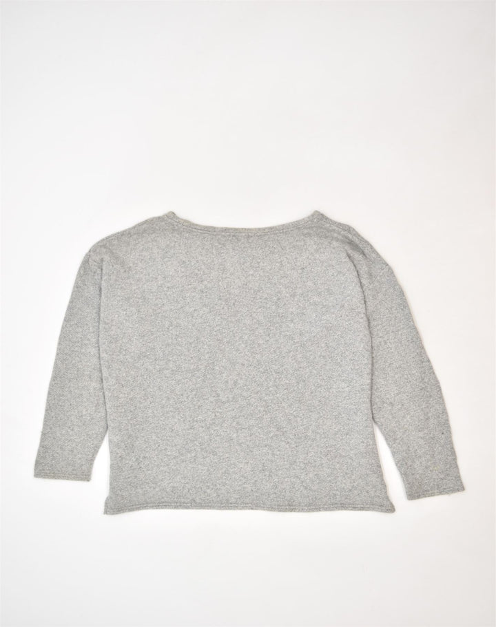 J. CREW Womens Oversized Crew Neck Jumper Sweater UK 14 Medium Beige | Vintage | Thrift | Second-Hand | Used Clothing | Messina Hembry 