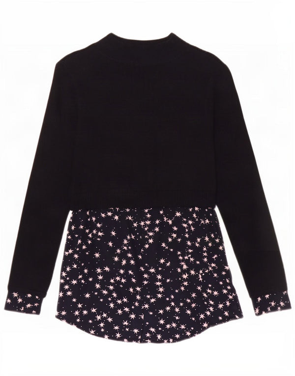 MINT VELVET Γυναικείο Abstract Pattern Basic φόρεμα UK 10 Small Navy Blue