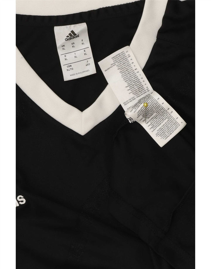 Ανδρικό T-Shirt Climalite Adidas Top XL Μαύρο Πολυεστέρας