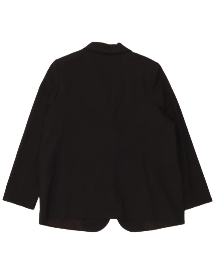 Marks & Spencer Γυναικείο Μπουφάν Μπλέιζερ με 1 Κουμπί UK 18 XL Μαύρο