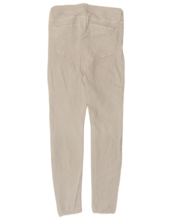 Zara Γυναικεία στενόχωρα τζιν EU 36 XS W26 L27 Λευκό βαμβακερό