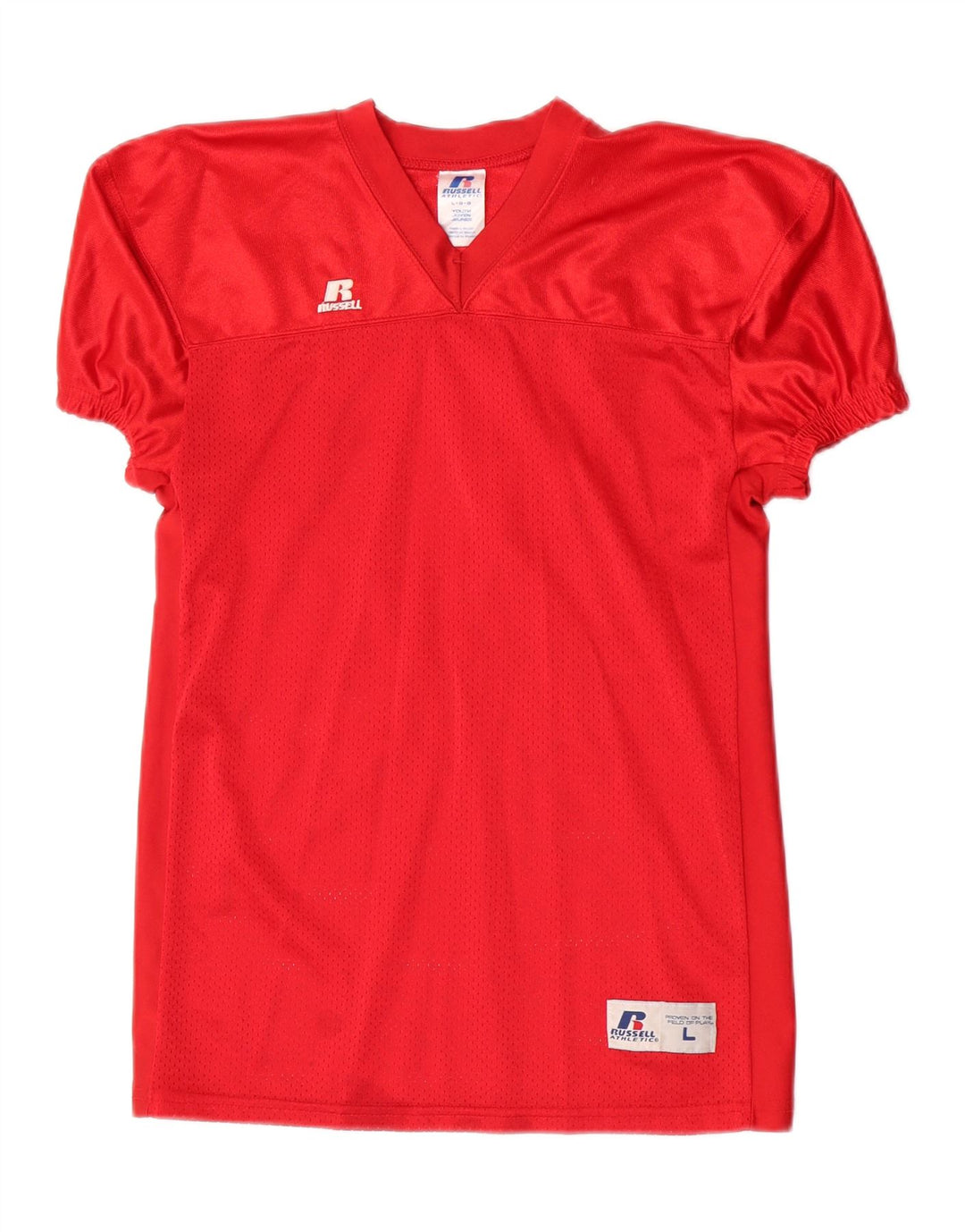 Russell Athletic Boys Jersey Top 14-15 Years Large Red Polyester