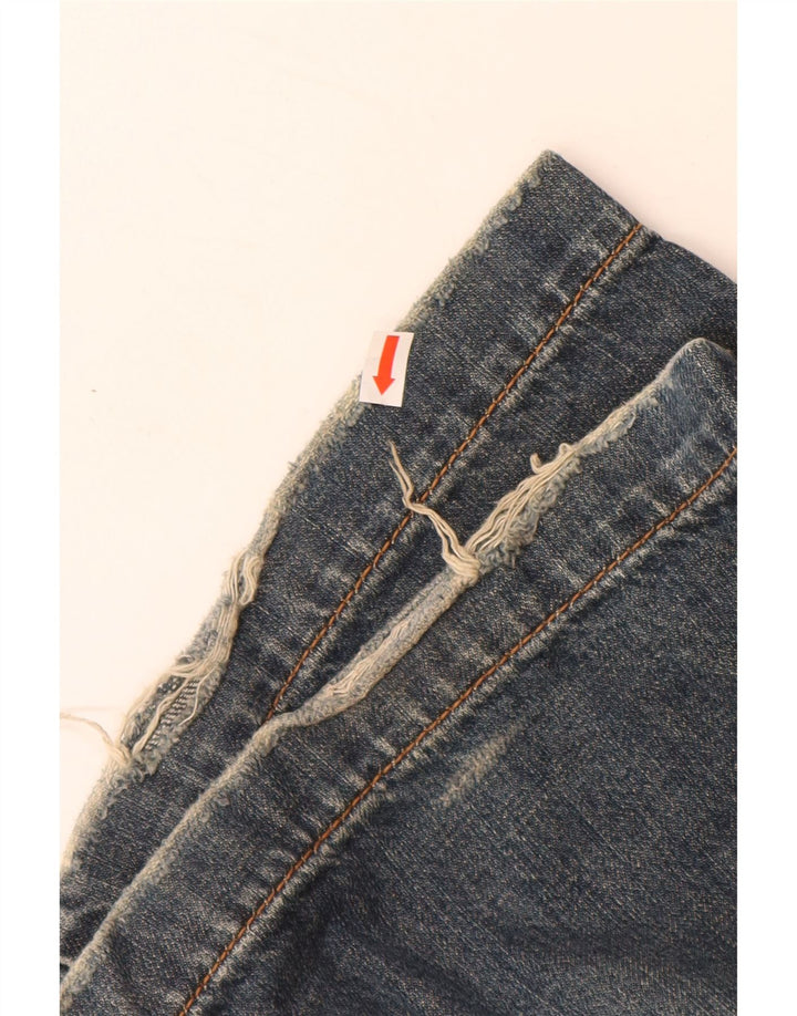 Γυναικείο τζιν ίσιο CALVIN KLEIN W32 L34 Μπλε βαμβακερό