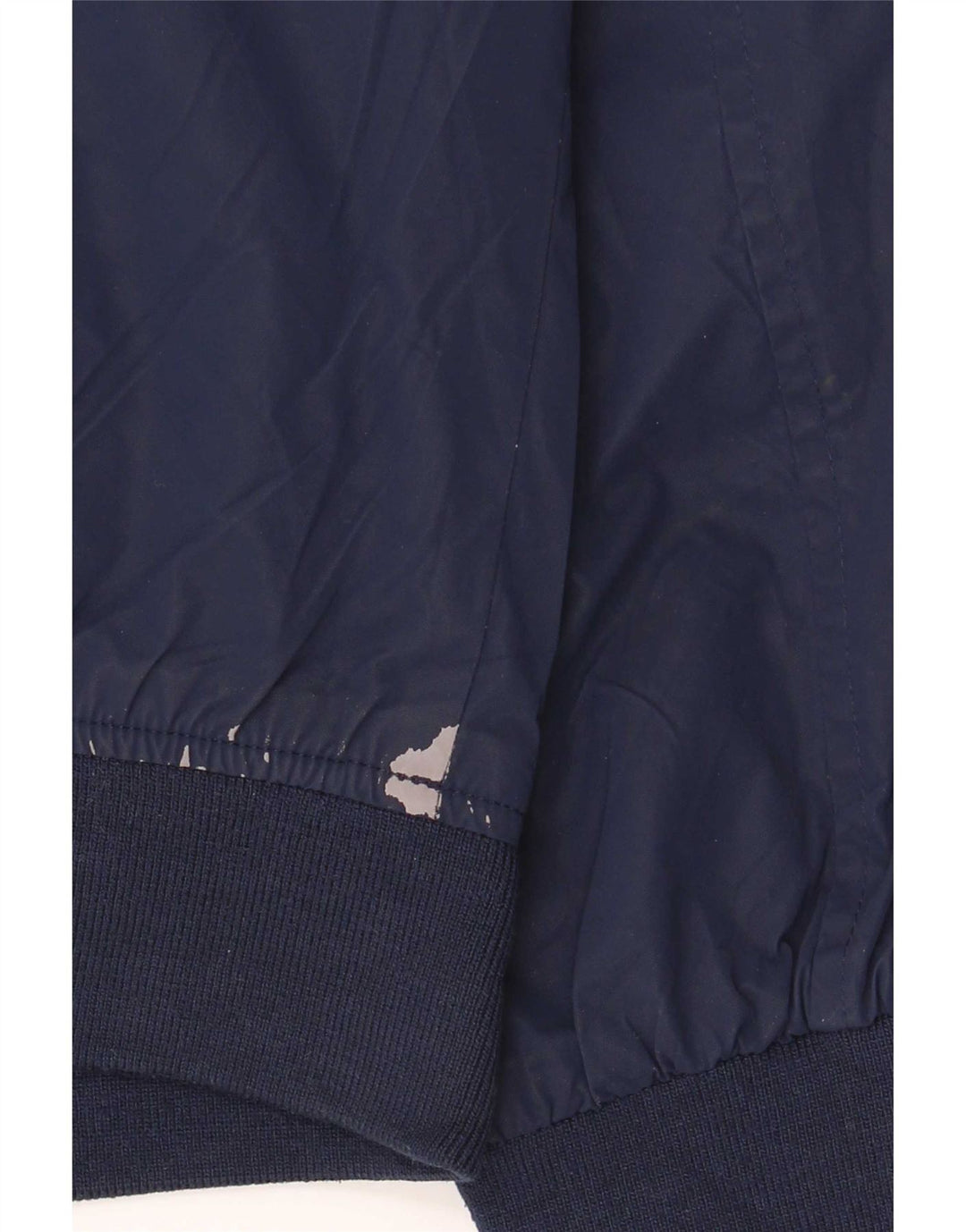 Zara Ανδρικό Bomber Jacket UK 40 Large Navy Blue Polyester