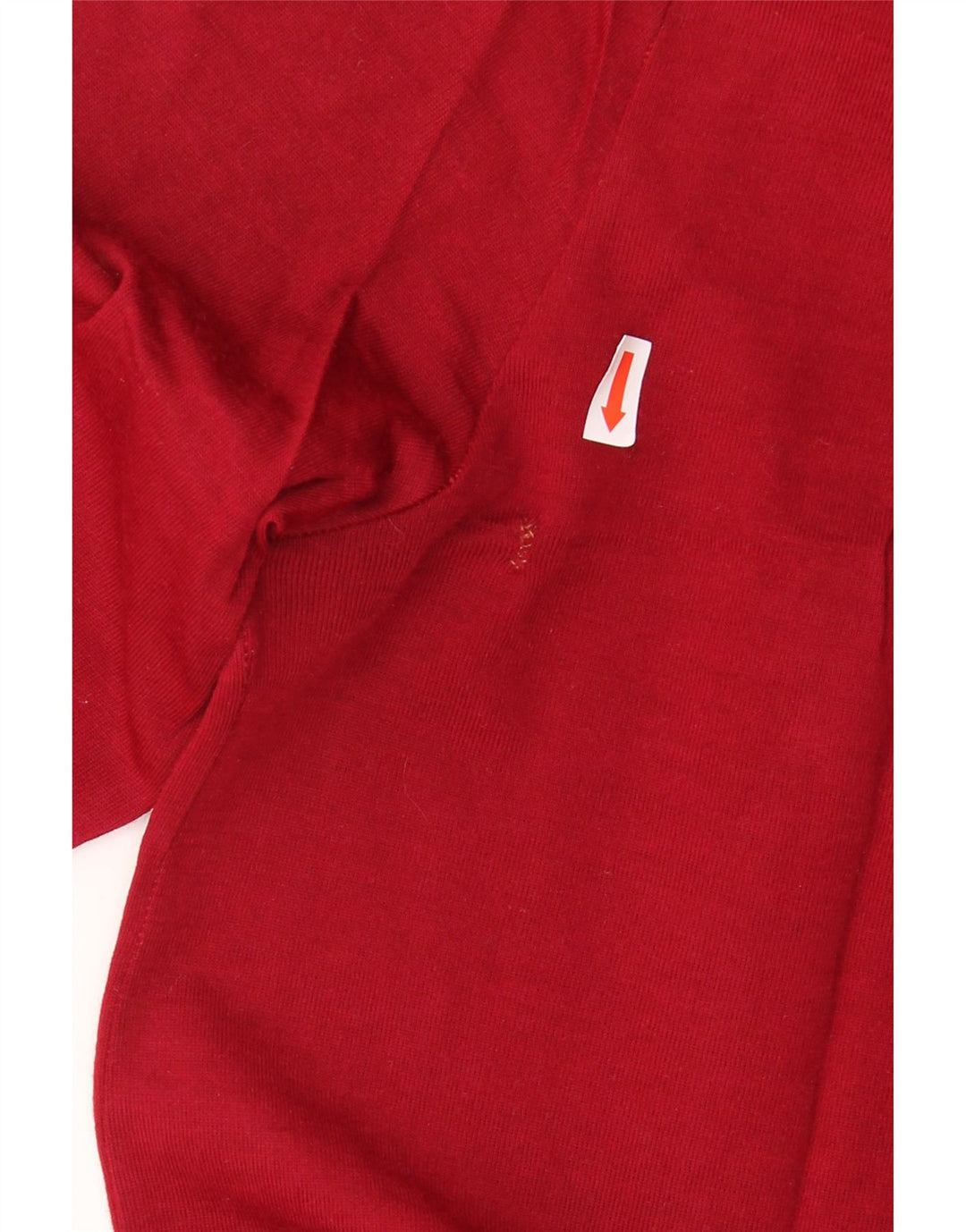 Ανδρικό πουλόβερ πουκάμισο VINTAGE Μέγεθος 40 15 1/2 Μέτριο κόκκινο παρθένο μαλλί