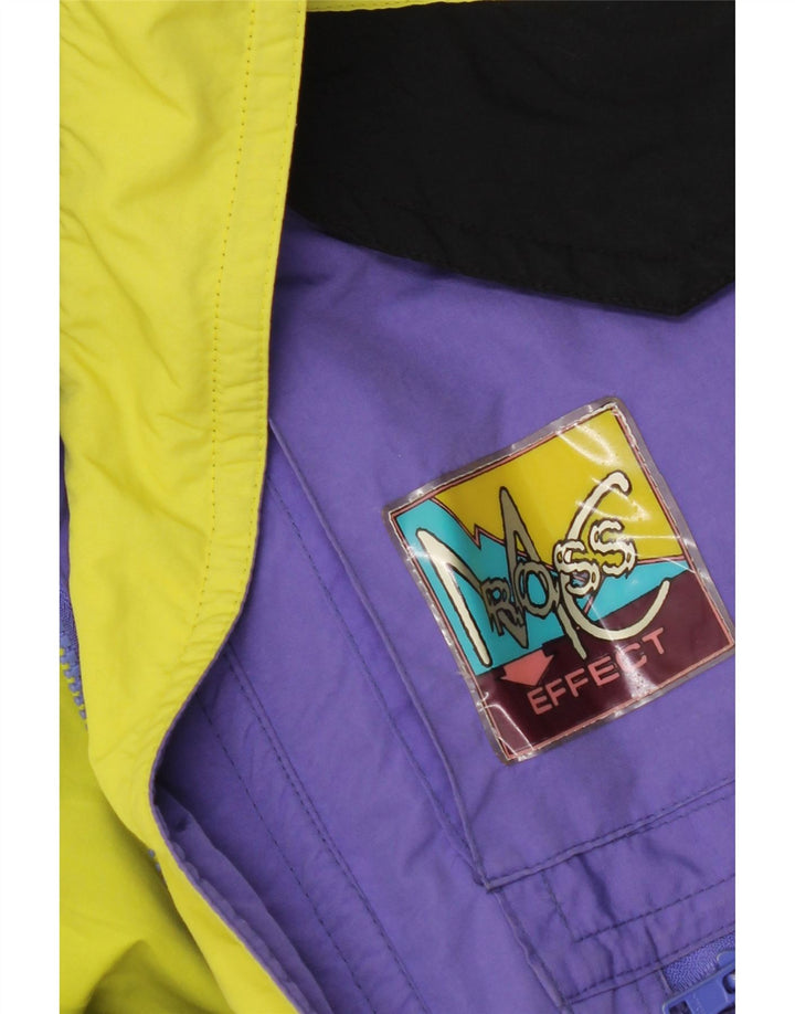 Vintage ανδρικό μπουφάν με επένδυση UK 40 Large Purple Colorblock Polyamide