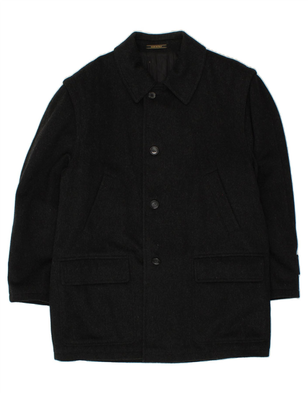 MARTENS Womens Overcoat UK 14 Large Black Nylon Vintage Martens and Second-Hand Martens from Messina Hembry 