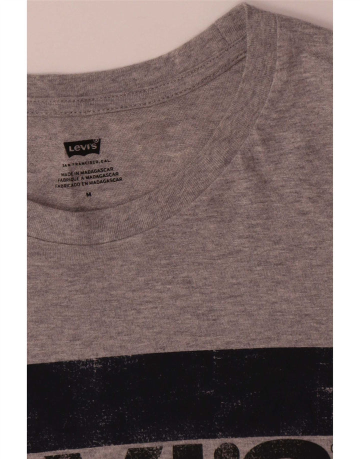 Ανδρικό γραφικό T-Shirt Levi's Top Μεσαίο Γκρι Βαμβακερό