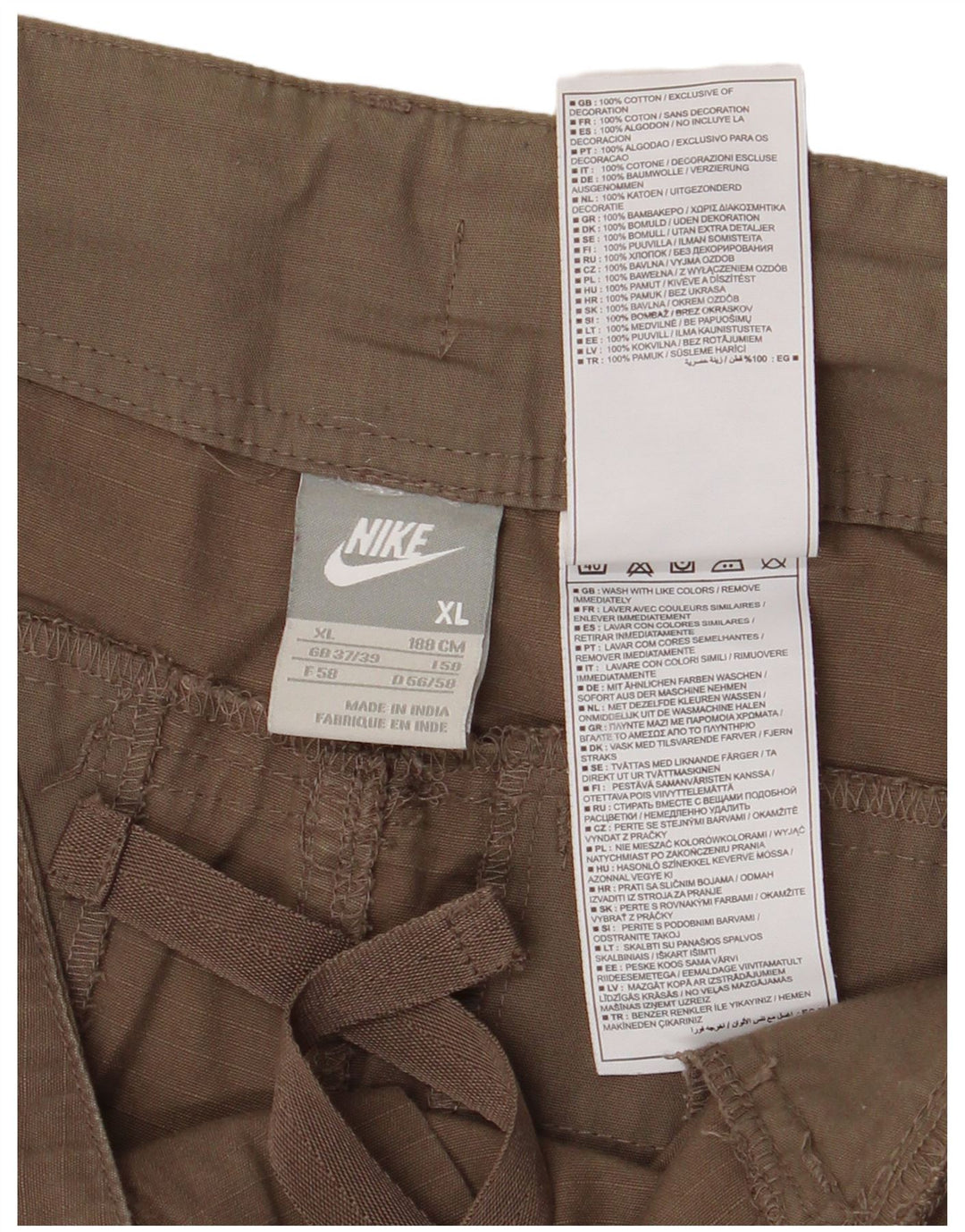 Ανδρικό σορτς NIKE Cargo W38 XL καφέ βαμβακερό